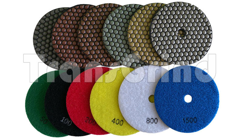 Honeycomb Dry Flexible Polishing Pad