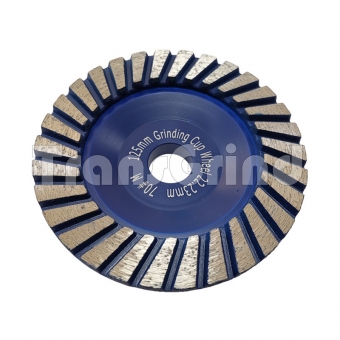 China 5 inch Aluminum Grinding Cup Wheel For Concrete Hersteller