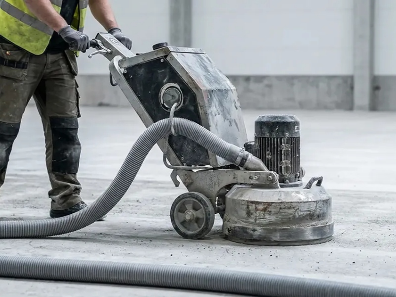 Wie viel Druck sollte ich beim Schleifen eines Betonbodens ausüben?