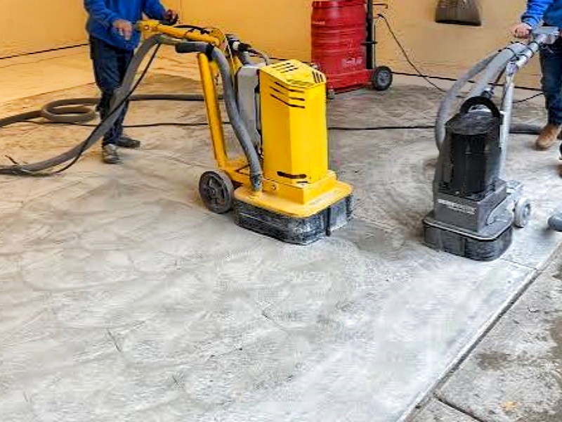 Warum gibt es nach dem Schleifen Brandspuren auf Beton?